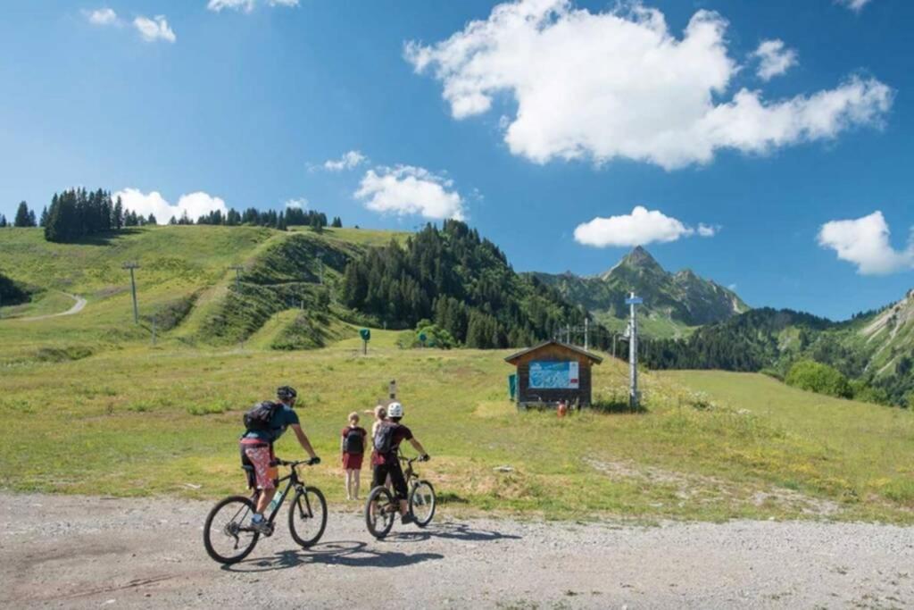 Les Cimes, Chaleureux studio 4 pers, 50m du télécabine, vue dégagée sur les pistes, DRAPS NON COMPRIS Saint-Jean-dʼAulps Extérieur photo
