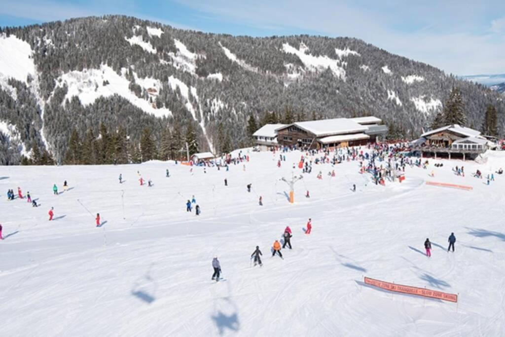 Les Cimes, Chaleureux studio 4 pers, 50m du télécabine, vue dégagée sur les pistes, DRAPS NON COMPRIS Saint-Jean-dʼAulps Extérieur photo
