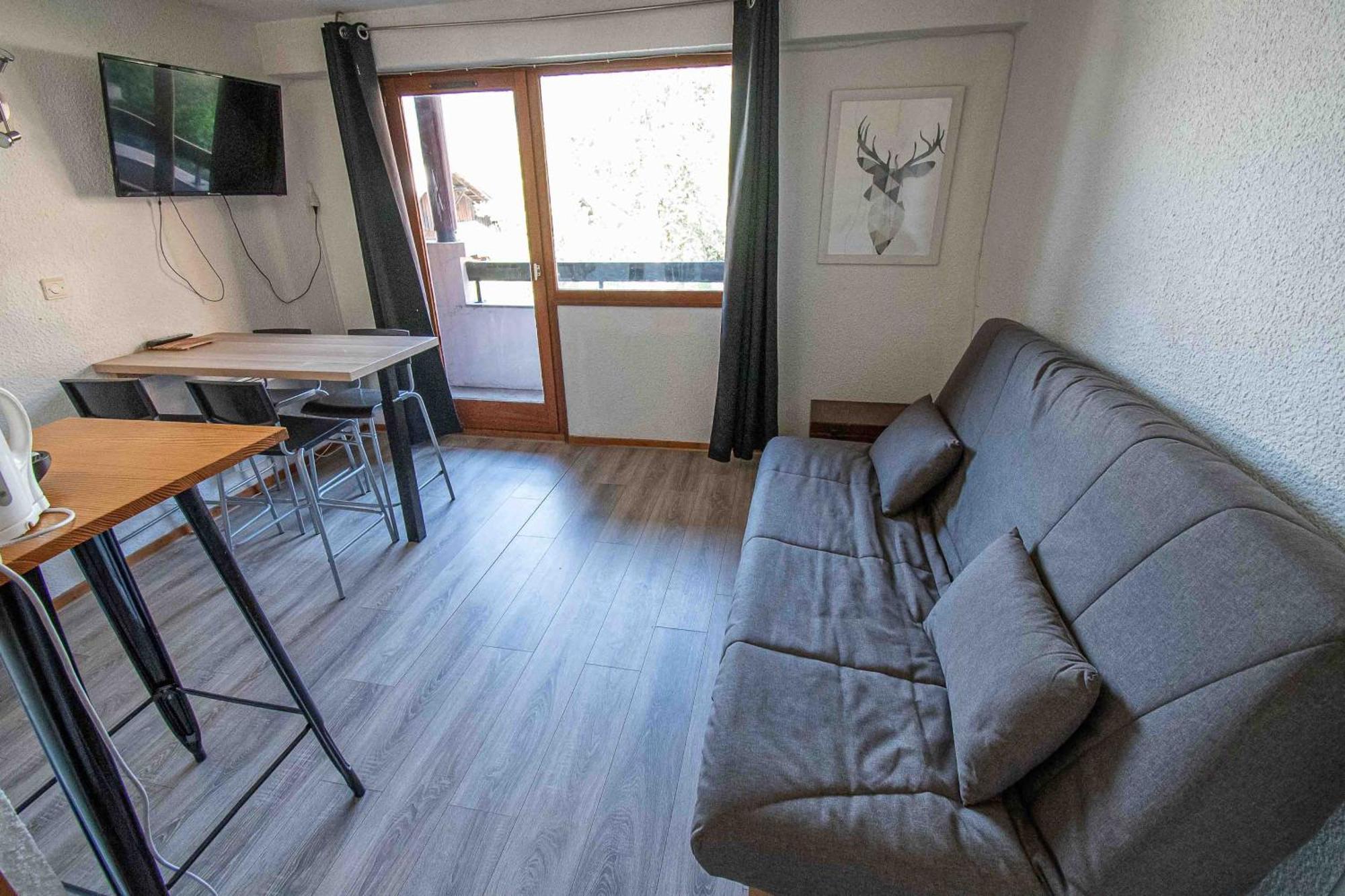 Les Cimes, Chaleureux studio 4 pers, 50m du télécabine, vue dégagée sur les pistes, DRAPS NON COMPRIS Saint-Jean-dʼAulps Extérieur photo